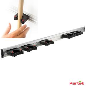 buy partek 50 cm black tool rail holder with 4 grip tool holders