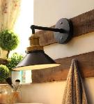Noble Electricals Black Vintage Industrial Wall Light NED10.24