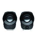 Logitech Z120 2.0 Mini Stereo Speakers Black And White